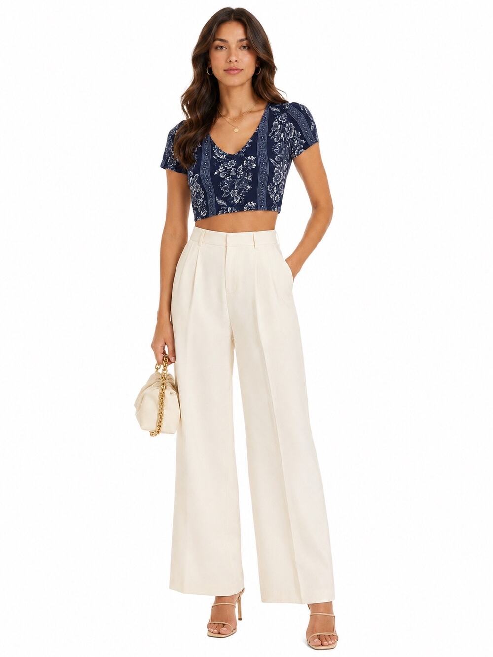 SHOW ME YOUR MUMU SMYM Miami Floral Crop Top